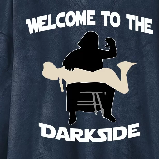 Welcome To The Dark Side Hooded Wearable Blanket