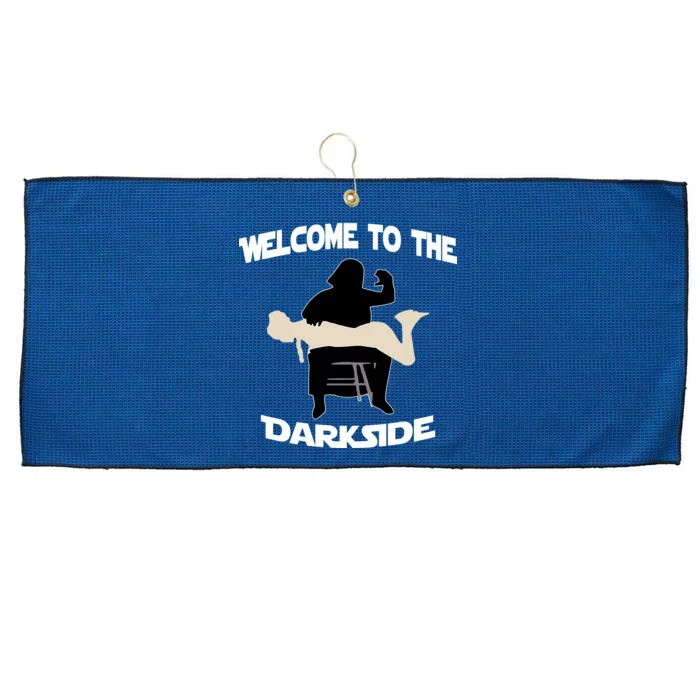 Welcome To The Dark Side Large Microfiber Waffle Golf Towel