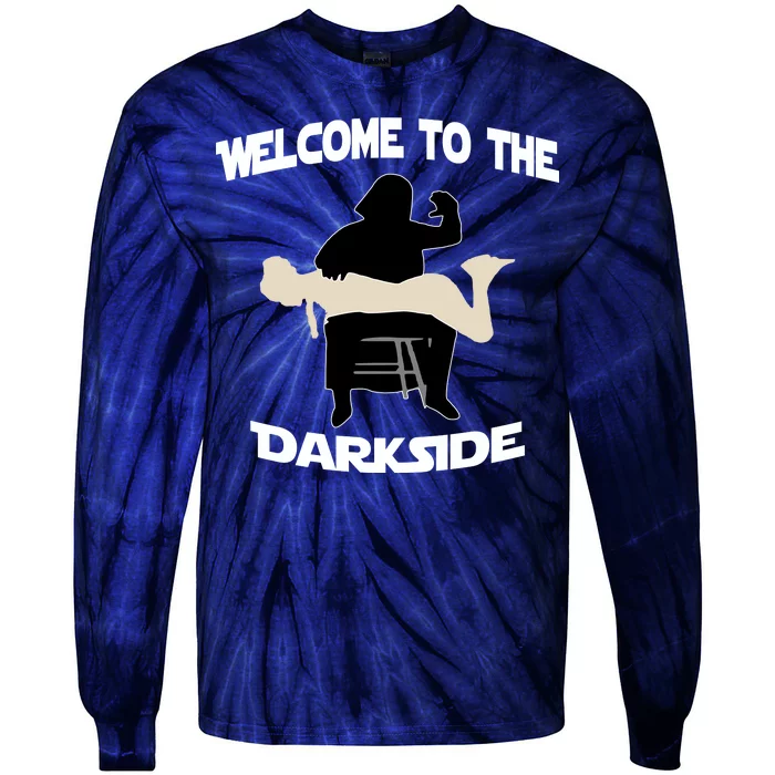 Welcome To The Dark Side Tie-Dye Long Sleeve Shirt