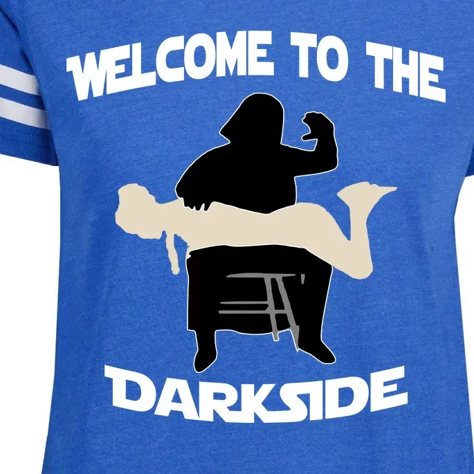 Welcome To The Dark Side Enza Ladies Jersey Football T-Shirt