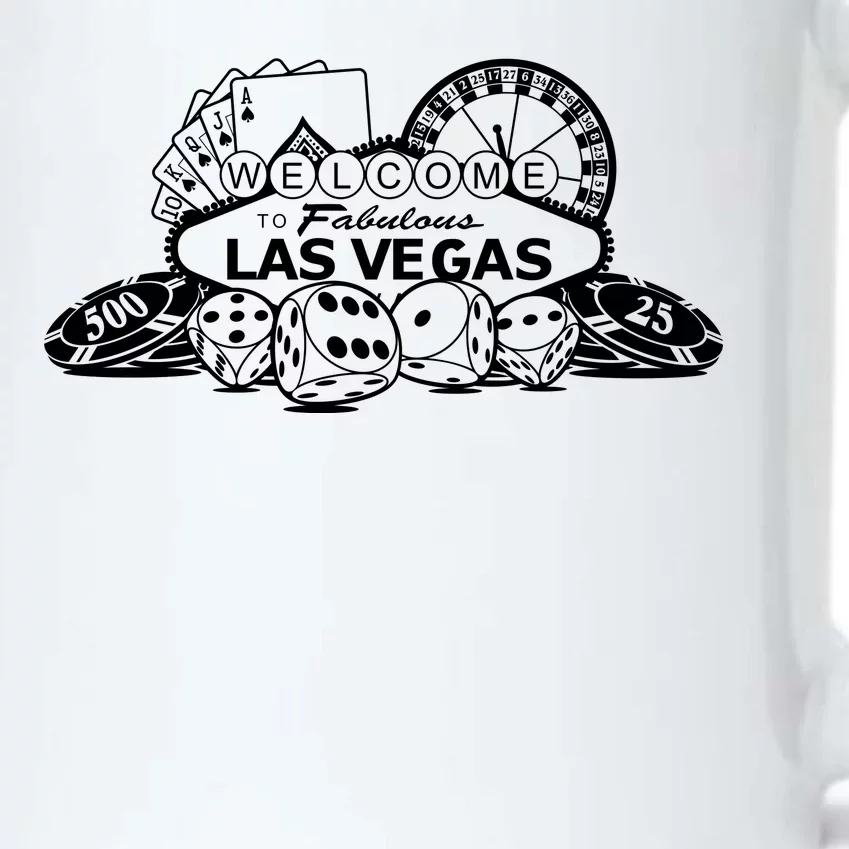 Welcome To The Fabulous Las Vegas Logo Black Color Changing Mug