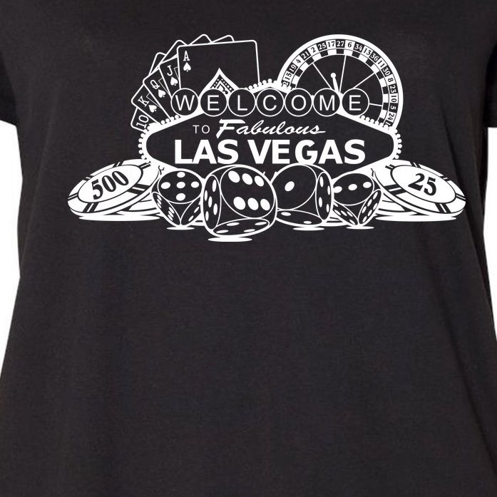 Welcome To The Fabulous Las Vegas Logo Women's Plus Size T-Shirt