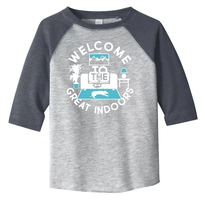 Welcome To The Great Indoors Toddler Fine Jersey T-Shirt