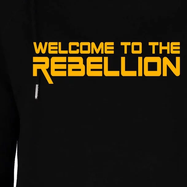 Welcome To The Rebellion Womens Funnel Neck Pullover Hood