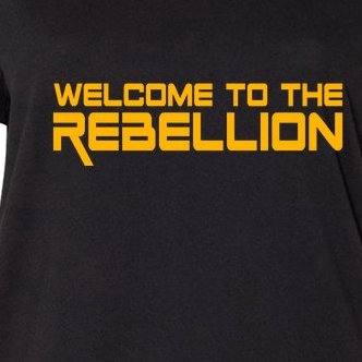 Welcome To The Rebellion Women's V-Neck Plus Size T-Shirt