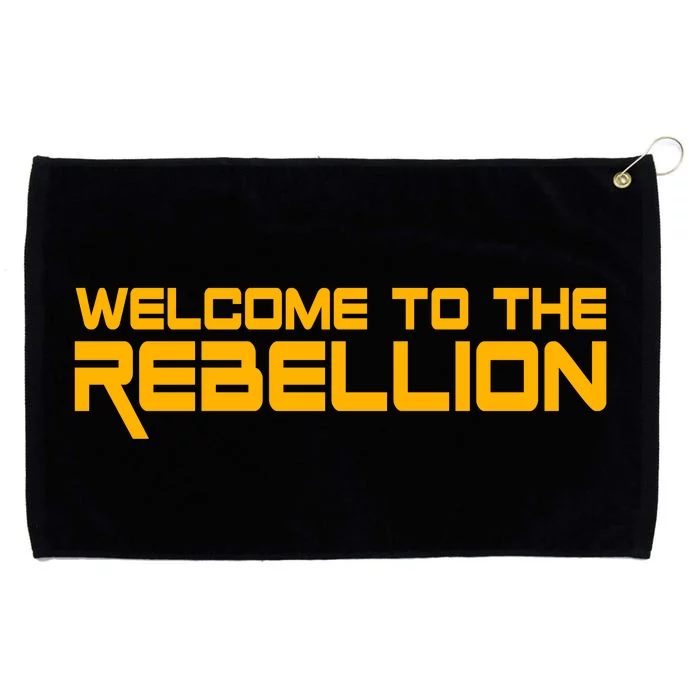 Welcome To The Rebellion Grommeted Golf Towel