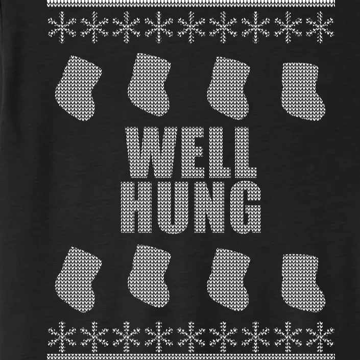 Well Hung Funny Ugly Christmas ChromaSoft Performance T-Shirt