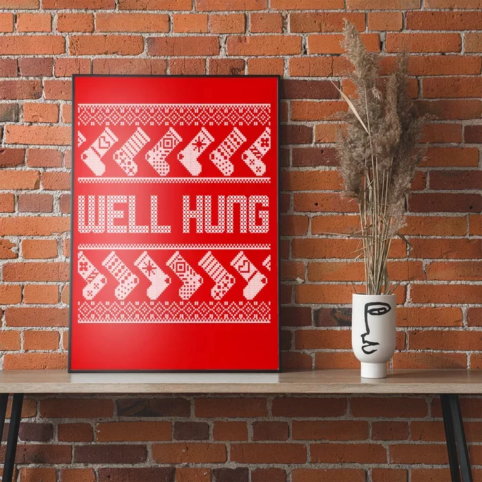 Well Hung Ugly Christmas Poster