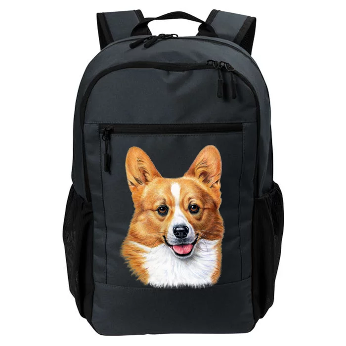 Welsh Corgi Dog Portrait Daily Commute Backpack