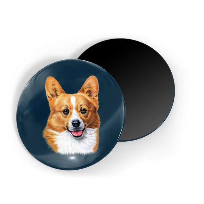 Welsh Corgi Dog Portrait Magnet