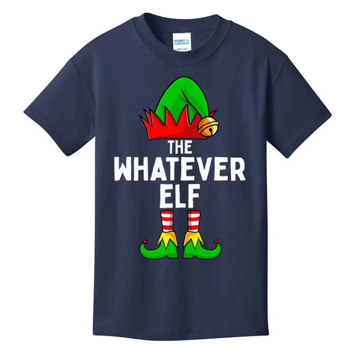 Whatever Elf Matching Family Christmas Kids T-Shirt