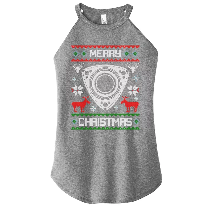 Wankel Engine Merry Christmas Engine Mechanic Fun Funny Gift Women’s Perfect Tri Rocker Tank