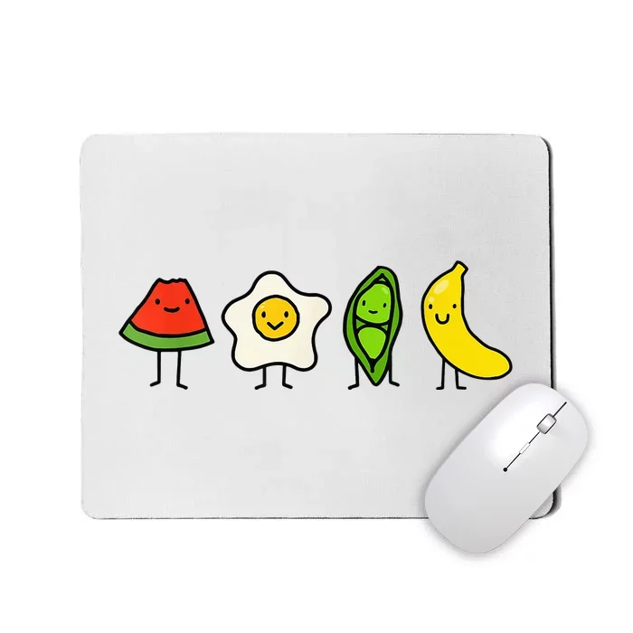 Watermelon egg peas bananas song funny Mousepad