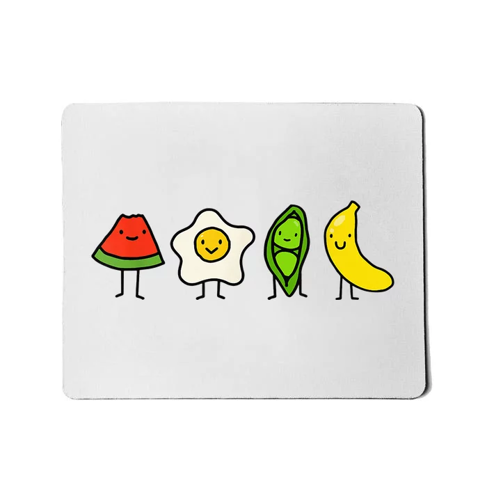 Watermelon egg peas bananas song funny Mousepad