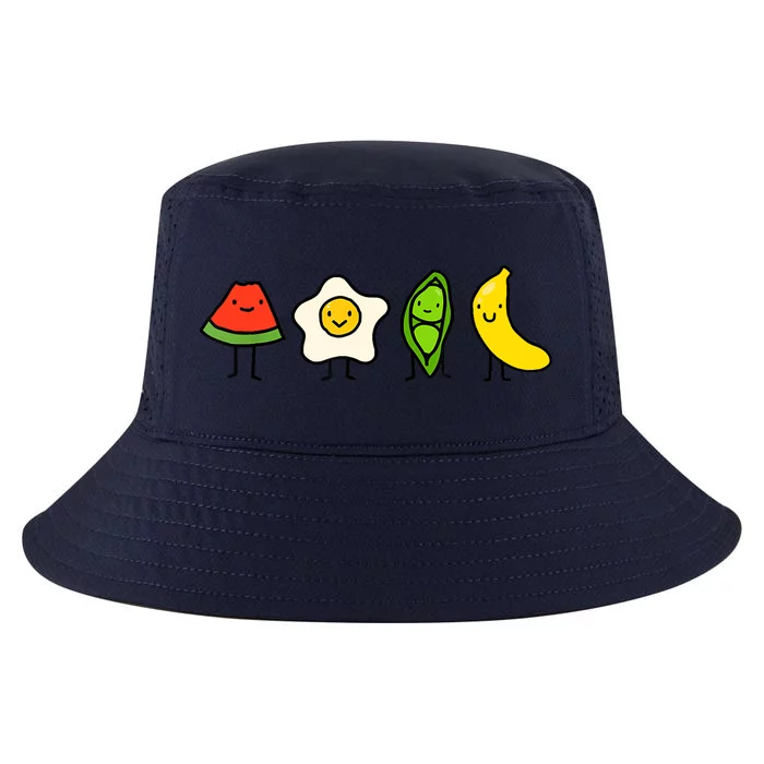 Watermelon Egg Peas Bananas Song Funny Cool Comfort Performance Bucket Hat