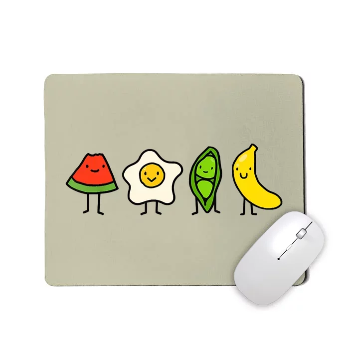 Watermelon Egg Peas Bananas Song Funny Mousepad