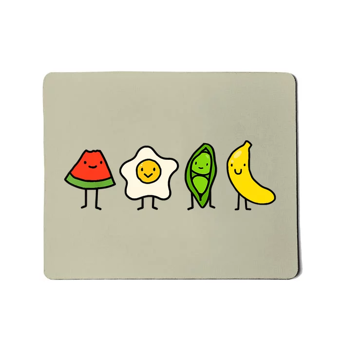 Watermelon Egg Peas Bananas Song Funny Mousepad