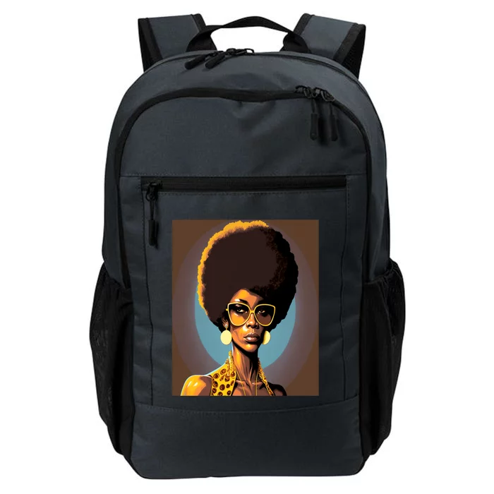 Wo Empowert Retro Afro African American Mom Gift Daily Commute Backpack