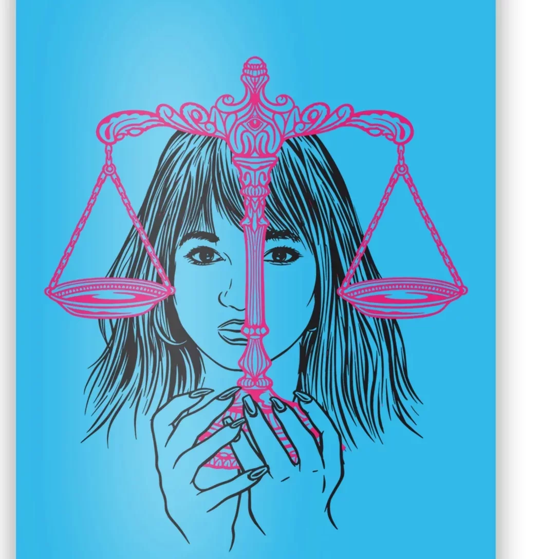 Wos Equal Rights Scales Of Justice Gift Poster