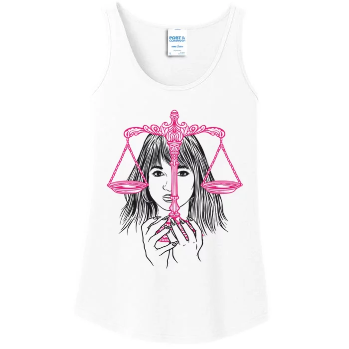 Wos Equal Rights Scales Of Justice Gift Ladies Essential Tank