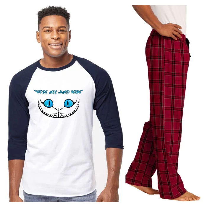 We're All Mad Here Crazy Face Raglan Sleeve Pajama Set