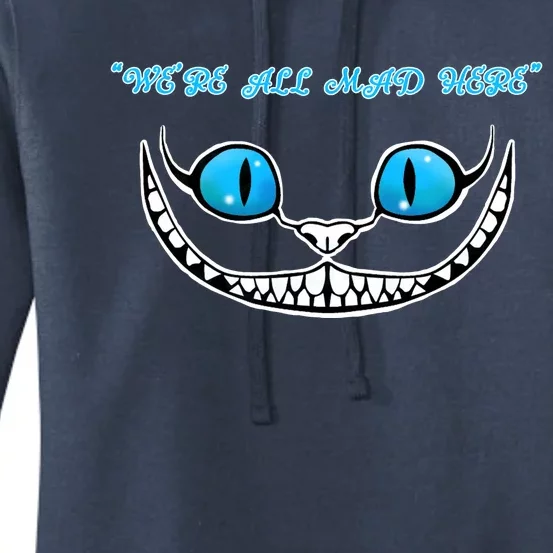 We're All Mad Here Crazy Face Women's Pullover Hoodie