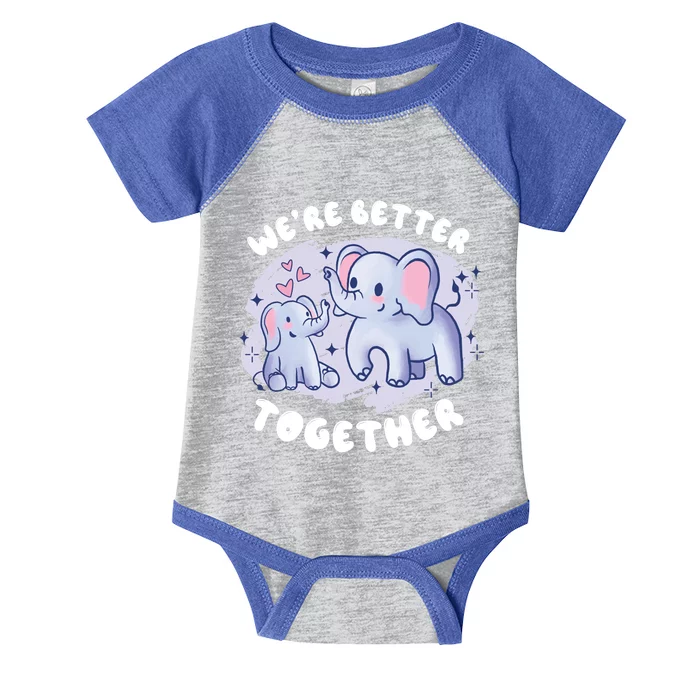 We're Better Together Infant Baby Jersey Bodysuit