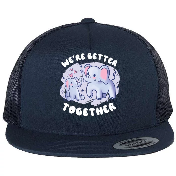 We're Better Together Flat Bill Trucker Hat