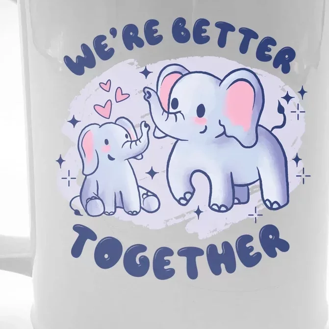 We're Better Together Front & Back Beer Stein