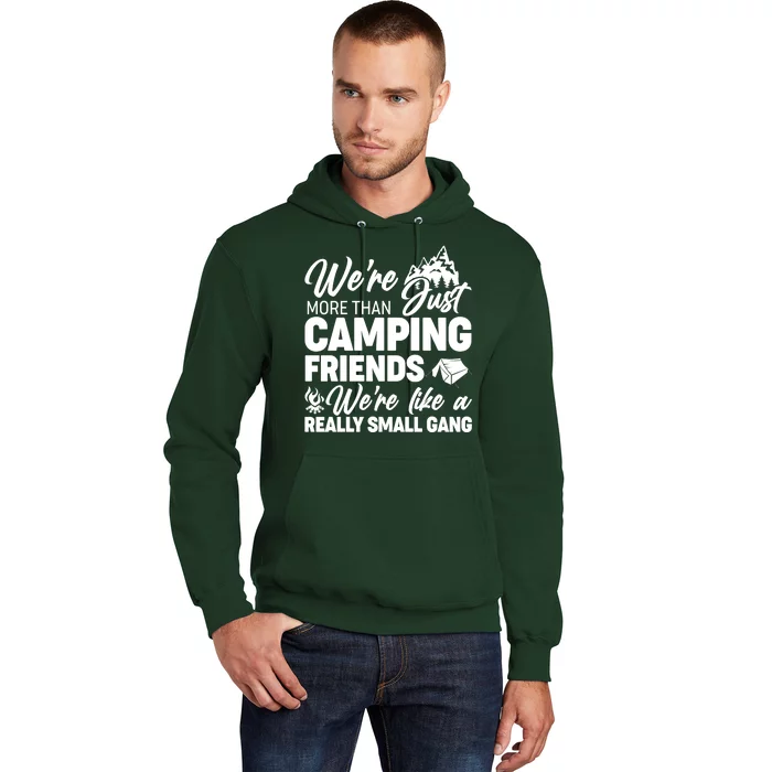 We're More That Camping Friends We're Like a Really Small Gang Hoodie