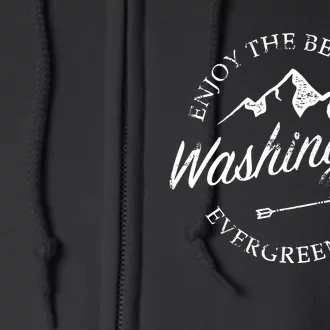 Washington Evergreen State Full Zip Hoodie