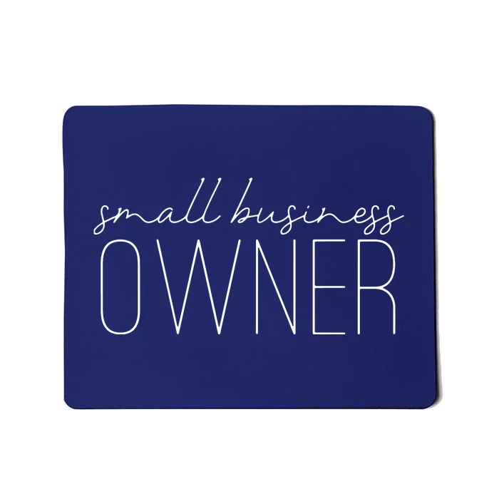 Womens Entrepreneur Small Business Owner Mousepad