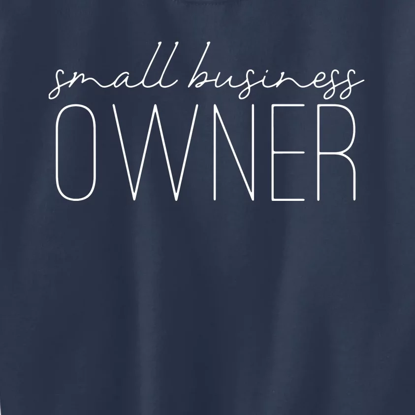 Womens Entrepreneur Small Business Owner Kids Sweatshirt