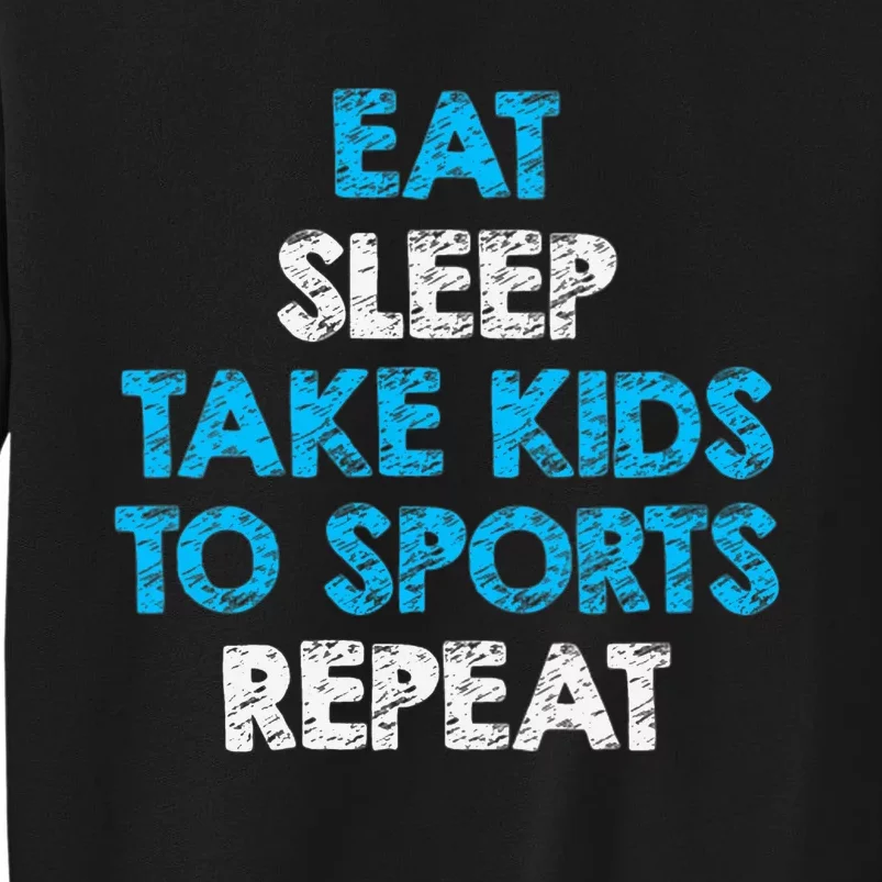 Wo Eat Sleep Take To Sports Repeat For Mom and Dad V-Neck Sweatshirt