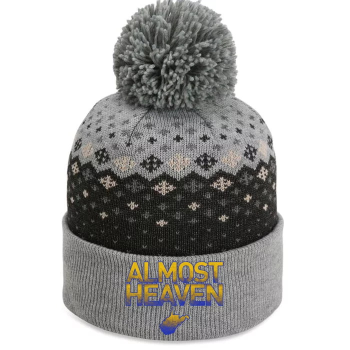 West Virginia Almost Heaven The Baniff Cuffed Pom Beanie