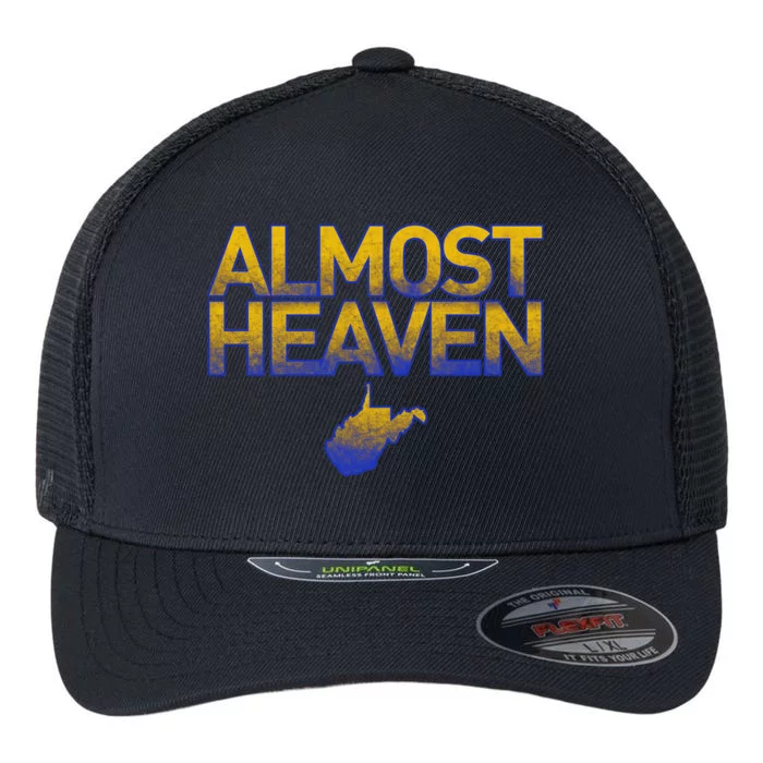 West Virginia Almost Heaven Flexfit Unipanel Trucker Cap