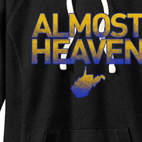 West Virginia Almost Heaven Women's Fleece Hoodie