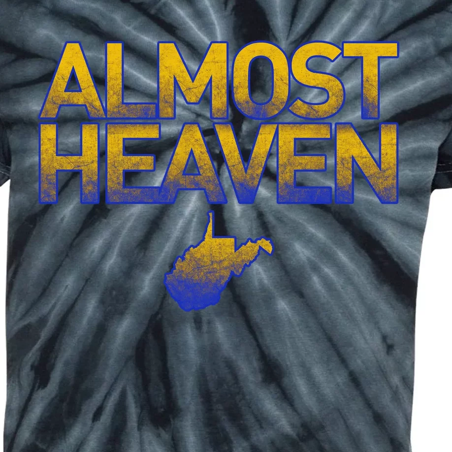 West Virginia Almost Heaven Kids Tie-Dye T-Shirt | TeeShirtPalace