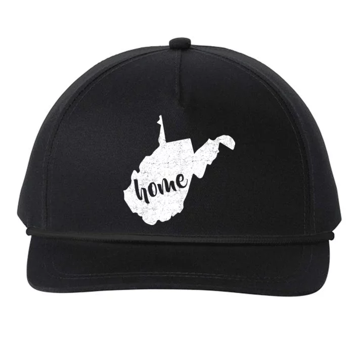 West Virginia Home State Snapback Five-Panel Rope Hat