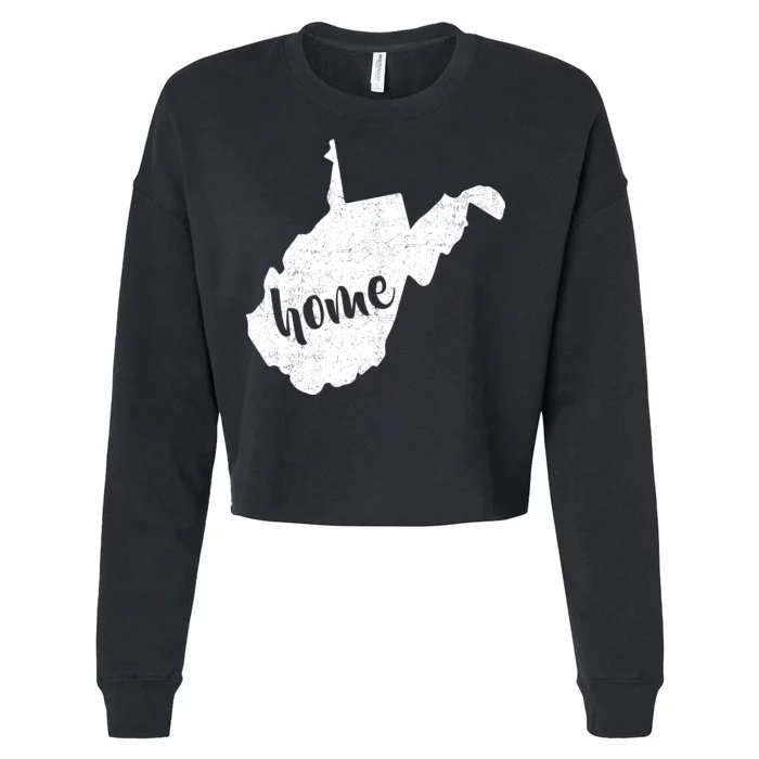 West Virginia Home State Cropped Pullover Crew