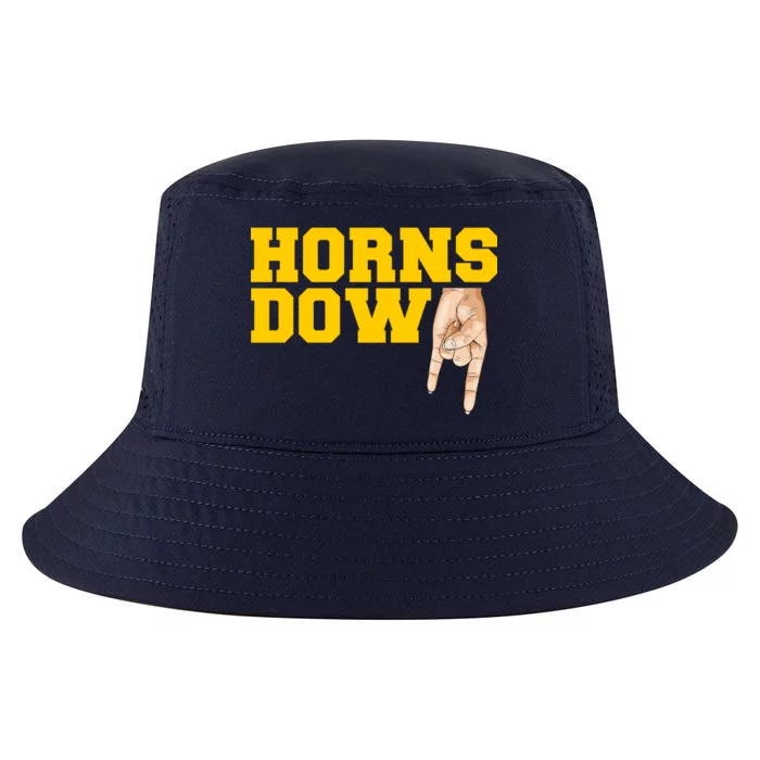 West Virginia Horns Down Football Fan Cool Comfort Performance Bucket Hat