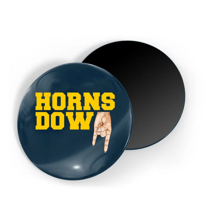 West Virginia Horns Down Football Fan Magnet