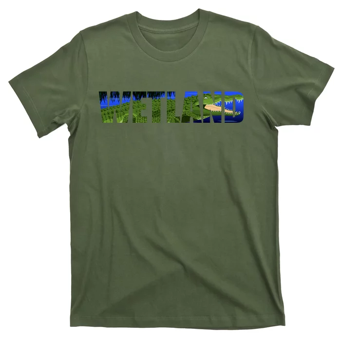 Wetland Gator Crocodile T-Shirt