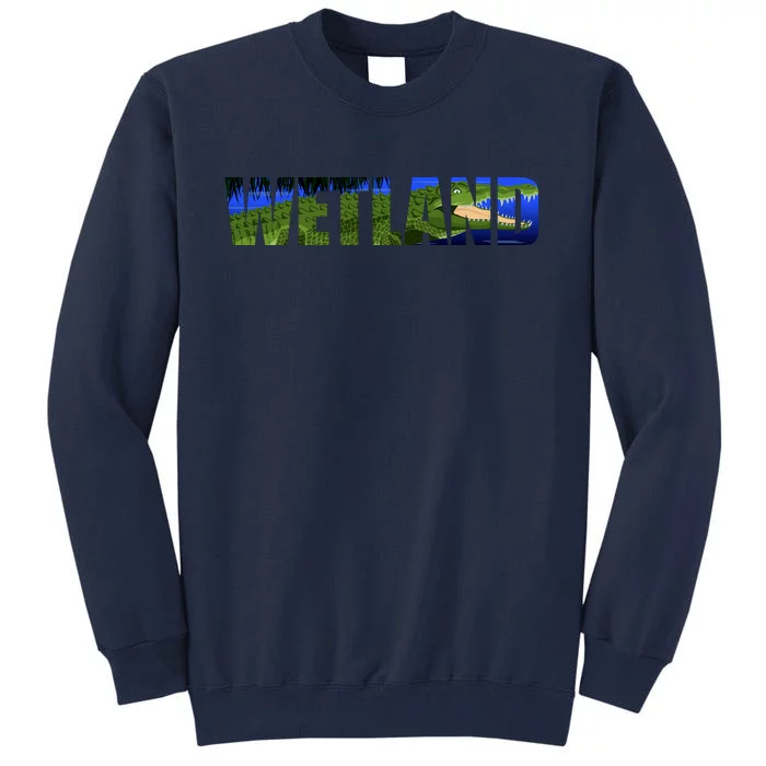 Wetland Gator Crocodile Tall Sweatshirt