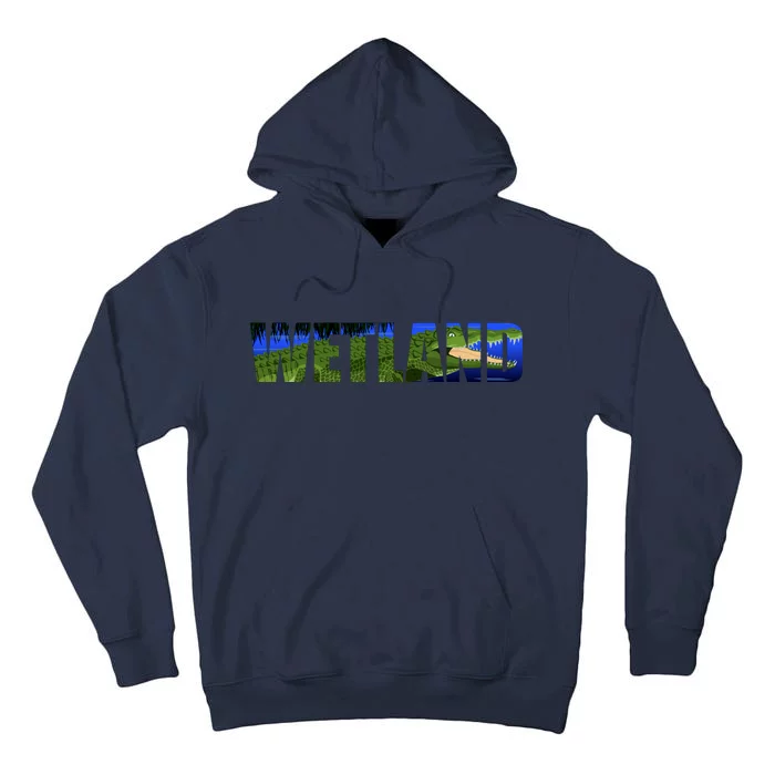 Wetland Gator Crocodile Tall Hoodie