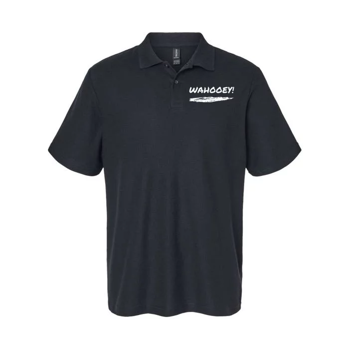 Wahooey! Excitement Unleashed. Shout It Out Softstyle Adult Sport Polo