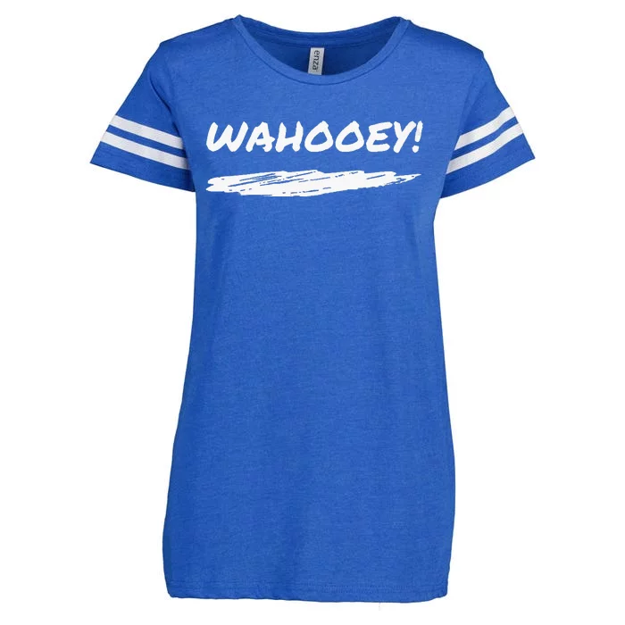 Wahooey! Excitement Unleashed. Shout It Out Enza Ladies Jersey Football T-Shirt