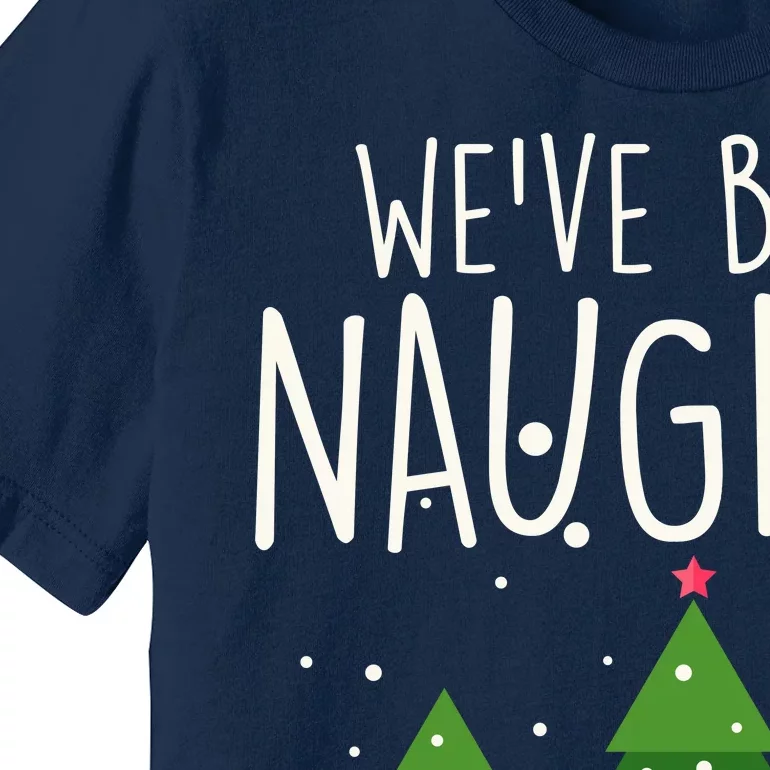 We've Been Naughty Christmas Snowman Premium T-Shirt