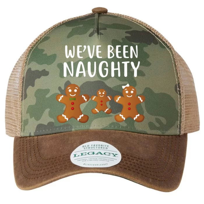 We've Been Naughty Gingerbread Legacy Tie Dye Trucker Hat