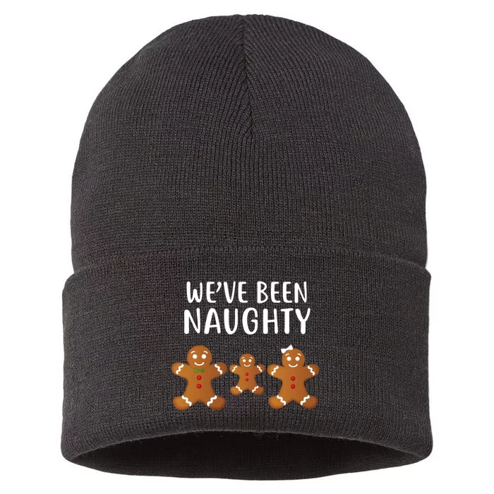 We've Been Naughty Gingerbread Sustainable Knit Beanie